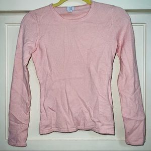 TSE classic cashmere light pink sweater